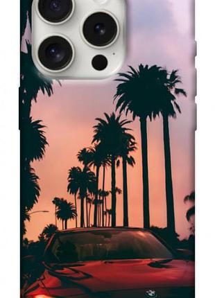Чехол blex с картинкой bmw at sunset для apple iphone 16 pro max (6.9")