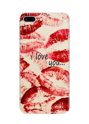 Чехол blex с принтом для iphone 7 plus / iphone 8 plus | принт: i love you #iph12022