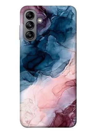 Чохол blex рожево-блакитні розводи для samsung galaxy a04s