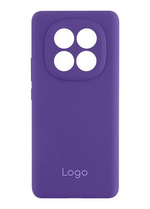 Чохол liquid silicone (aa) full camera для xiaomi redmi note 14 pro+ 5g 39.elegant purple