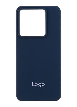 Чохол liquid silicone (aa) для xiaomi redmi note 13 pro 5g/poco x6 5g 08.dark blue