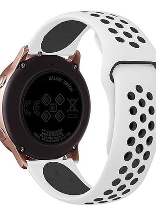 Ремешок универс 20mm n sport для samsung/amazfit/huawei white/black