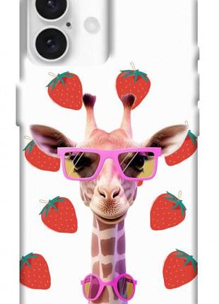 Чехол blex с картинкой fantasy fauna 6 для apple iphone 16 (6.1")