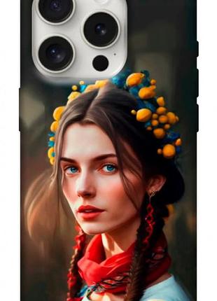 Чехол blex с картинкой lady style 1 для apple iphone 16 pro (6.3")