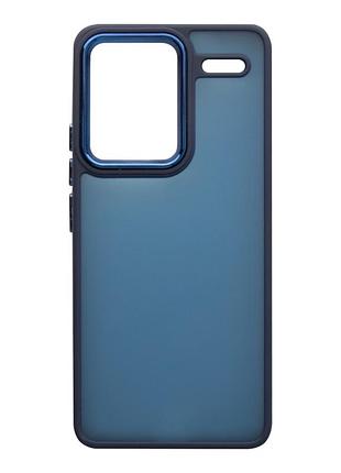Чохол tpu+pc space ii color matte для xiaomi redmi note 13 pro+ 5g dark blue