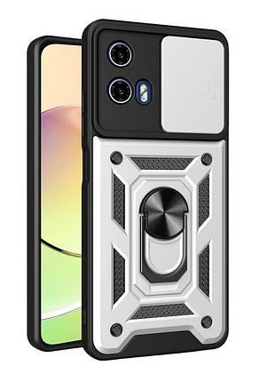 Чохол armor guard shield для motorola g04/g24 4g silver