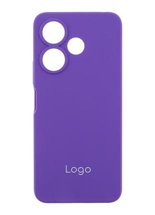 Чохол liquid silicone (aa) full camera для xiaomi redmi 13 4g/poco m6 4g 43.grape