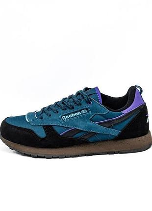 Женские кроссовки reebok classic blue / smb+ 🔗