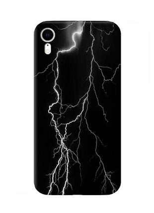 Чохол на замовлення для iphone xr принт: блискавка