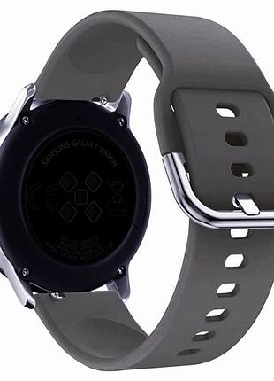 Ремешок универс 22mm silicone original design для samsung/amazfit/huawei lavander grey