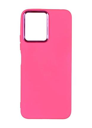 Чохол silicone cover metal frame (aa) для xiaomi redmi 12 38.shiny pink