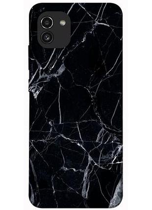Чохол blex чорний мармур 3 для samsung galaxy a03