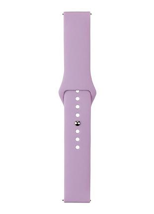 Ремешок универс 20mm silicone original button design для samsung/amazfit/huawei lavander