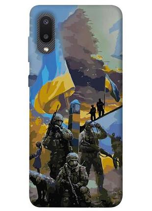 Чохол blex патріотичний 3 для samsung galaxy a02