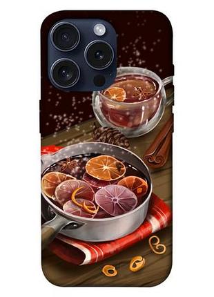 Чехол blex с картинкой глинтвейн для apple iphone 15 pro (6.1")