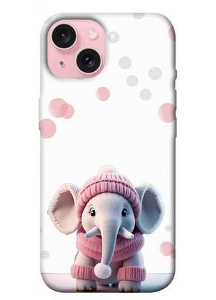 Чехол blex с картинкой new year's animals 1 для apple iphone 15 (6.1")