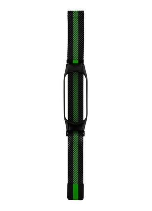 Ремінець для xiaomi mi band 5/6 milanese loop color black mint