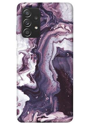 Чехол blex красный мрамор для samsung galaxy a72 4g / a72 5g, красный