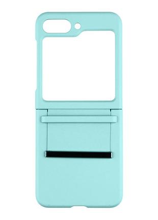 Чехол flipshield pc+pu для samsung flip 5 (f731) sky blue