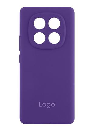 Чохол liquid silicone (aa) full camera для xiaomi redmi note 14 pro 4g 39.elegant purple