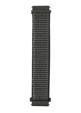 Ремешок универс 22mm nylon для samsung/amazfit/huawei dark green