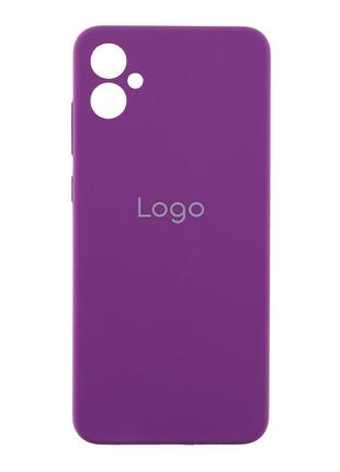 Чехол liquid silicone (aa) full camera для samsung galaxy a05 (a055) 43.grape