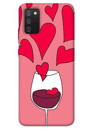 Чехол blex бокал вина для samsung galaxy a02s