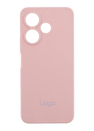 Чохол liquid silicone (aa) full camera для xiaomi redmi 13 4g/poco m6 4g 19.pink sand