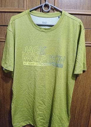 Мужская футболка. jack wolfskin