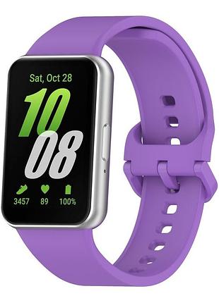 Ремінець для samsung galaxy fit 3 (r390) silicone lilac purple