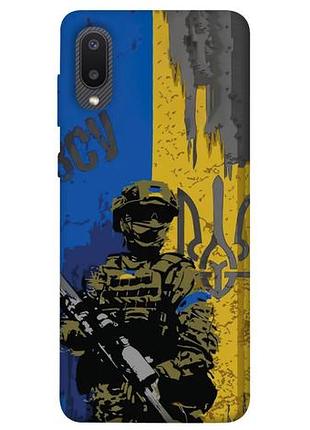 Чехол blex патриотический 4 для samsung galaxy a02