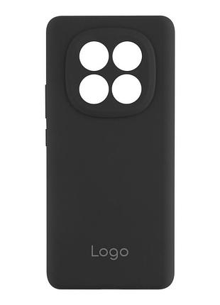Чохол liquid silicone (aa) full camera для xiaomi redmi note 14 pro+ 5g 15.dark grey