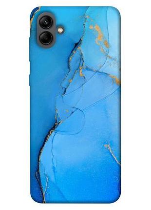 Чохол blex синій із золотом для samsung galaxy a04, синій