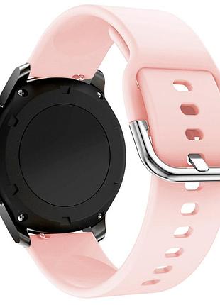 Ремешок универс 20mm silicone original design для samsung/amazfit/huawei light pink