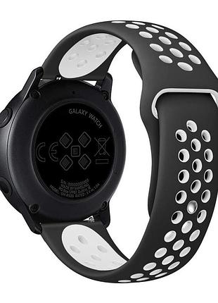 Ремешок универс 20mm n sport для samsung/amazfit/huawei black/white