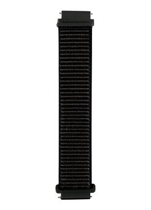 Ремешок универс 20mm nylon для samsung/amazfit/huawei black