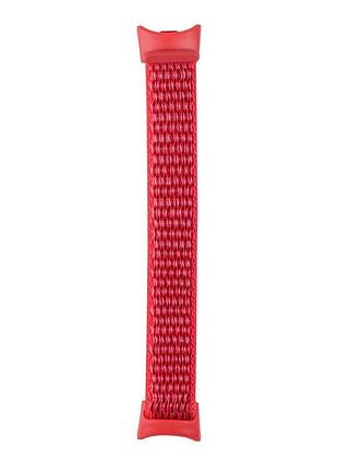Ремінець для xiaomi mi band 8/9/10 nylon rose red