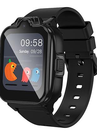 Детский смарт часы hoco y104 4g gps черные