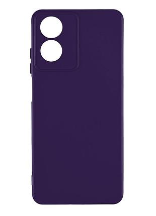 Чохол silicone cover full camera (a) для motorola e14 34.purple