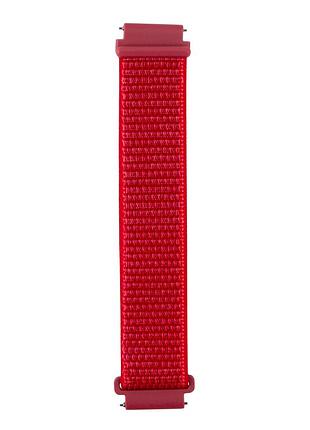 Ремешок универс 22mm nylon для samsung/amazfit/huawei red