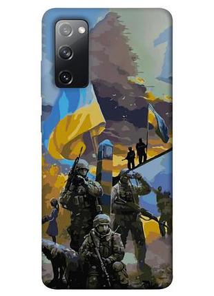 Чохол blex патріотичний 3 для samsung galaxy s20 fe