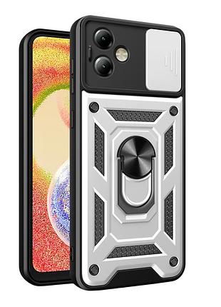 Чохол armor guard shield для motorola g14 4g silver
