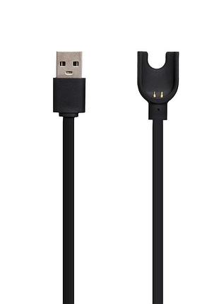 Кабель usb для mi band 3 cable чорний