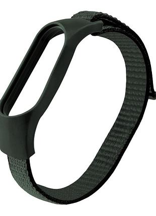 Ремешок для xiaomi mi band 3/4/5/6/7 nylon olive