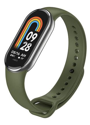Ремінець для xiaomi mi band 8/9/10 original design gray khaki