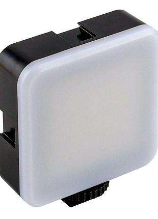 Cтудийная rgb led лампа ay-83 на прищепке черный