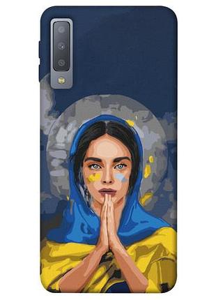 Чохол blex патріотичний 7 для samsung a750 galaxy a7 (2018)
