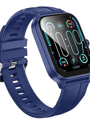 Смарт часы hoco y27 smart sports watch синие