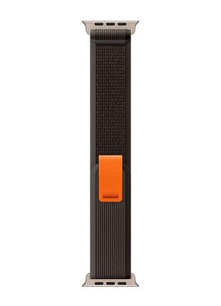 Ремешок trail loop для apple watch 42/44/45/49mm black gray