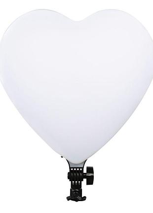 Led панель rl-500 33cm (heart style) remote чорний